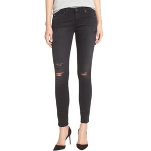 AG The Legging Super Skinny Ankle Black Jeans